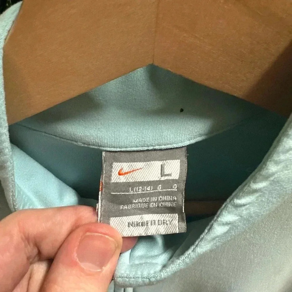 Vintage Nike Zip-up Running Shirt Large - Picture 3 of 5